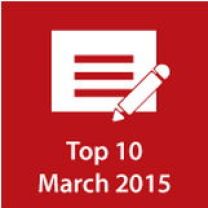 Top 10 in March 2015
